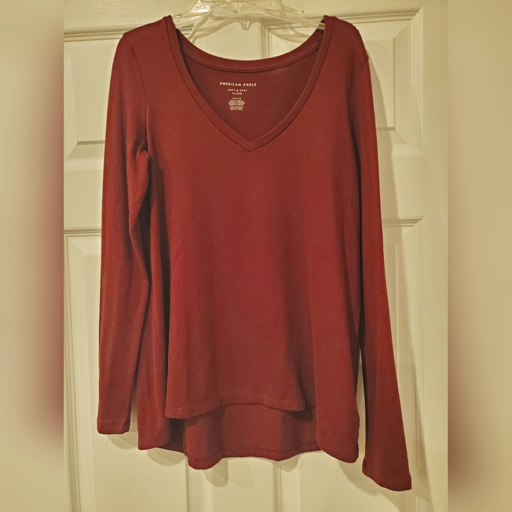 American Eagle Outfitters Womens Size Small Soft and Sexy Plush Long Sleeve